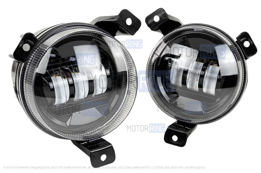 Диодные ПТФ Sal-Man 50W 4600lux для Дэу Матиз