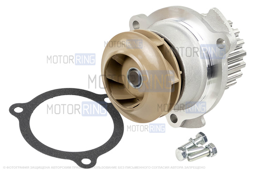 Водяной насос (помпа) Luzar turbo для 8 кл Лада Гранта, Гранта FL, Калина 2, Приора, Ларгус, Ларгус FL, Vesta NG, Искра, Датсун_1