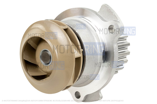 Водяной насос (помпа) Luzar turbo для 8 кл Лада Гранта, Гранта FL, Калина 2, Приора, Ларгус, Ларгус FL, Vesta NG, Искра, Датсун