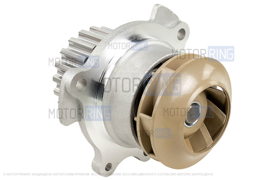 Водяной насос (помпа) Luzar turbo для 8 кл Лада Гранта, Гранта FL, Калина 2, Приора, Ларгус, Ларгус FL, Vesta NG, Искра, Датсун