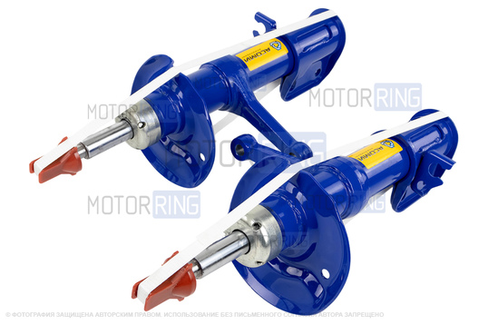 Газомасляные стойки передней подвески АСОМИ Sport с занижением 70 мм для Лада Приора_1