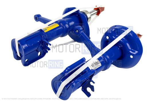 Газомасляные стойки передней подвески АСОМИ Sport с занижением 70 мм для Лада Приора