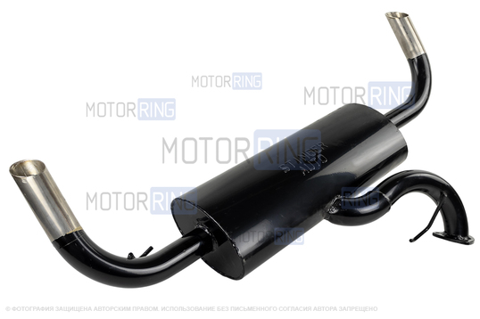 Глушитель основной раздвоенный Stinger Auto для Шевроле Нива