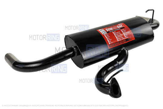 Глушитель основной раздвоенный Stinger Auto для Шевроле Нива