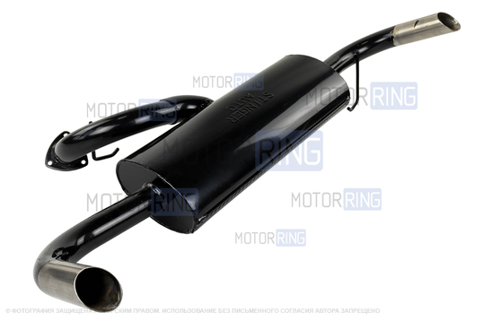 Глушитель основной раздвоенный Stinger Auto для Шевроле Нива