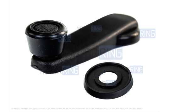 Пластиковая ручка стеклоподъемника с кольцом для ВАЗ 2108-21099, 2110-2112, 2113-2115, Приора, Калина, Калина 2, Гранта, Гранта FL, Веста, Нива Тревел, Шевроле Нива_1