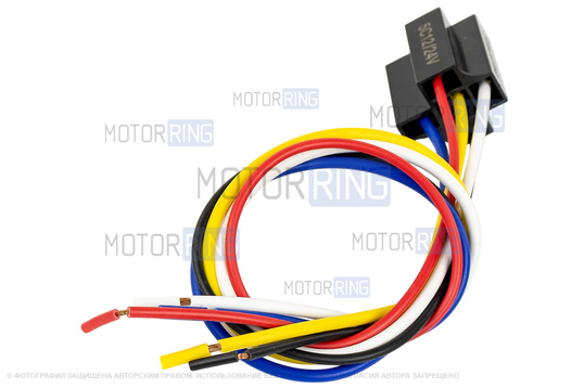 Реле 40-30А 5-контактное в сборе с предохранителем и колодкой