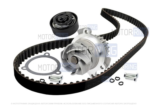 Комплект для замены ремня ГРМ DOLZ с помпой для 8 кл Лада Калина, Калина 2, Гранта, Гранта FL, Приора, Ларгус, Ларгус FL, Веста NG, Датсун_1