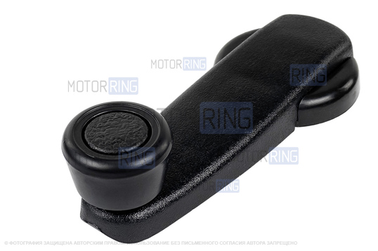 Комплект пластиковых ручек стеклоподъемника с кольцами 2шт для ВАЗ 2108-21099, 2110-2112, 2113-2115, Приора, Калина, Калина 2, Гранта, Гранта FL, Веста, Нива 4х4, Нива Легенд, Нива Тревел, Шевроле Нива