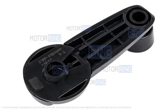 Комплект пластиковых ручек стеклоподъемника с кольцами 2шт для ВАЗ 2108-21099, 2110-2112, 2113-2115, Приора, Калина, Калина 2, Гранта, Гранта FL, Веста, Нива 4х4, Нива Легенд, Нива Тревел, Шевроле Нива