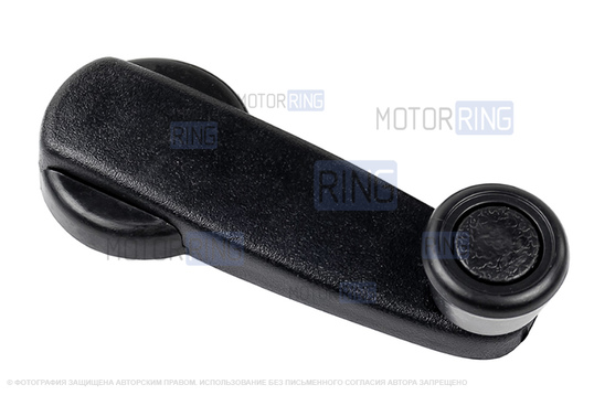 Комплект пластиковых ручек стеклоподъемника с кольцами 2шт для ВАЗ 2108-21099, 2110-2112, 2113-2115, Приора, Калина, Калина 2, Гранта, Гранта FL, Веста, Нива 4х4, Нива Легенд, Нива Тревел, Шевроле Нива