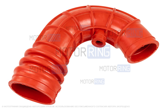 Патрубки двигателя 2112 армированный каучук красные для 16 кл ВАЗ 2110, 2111, 2112