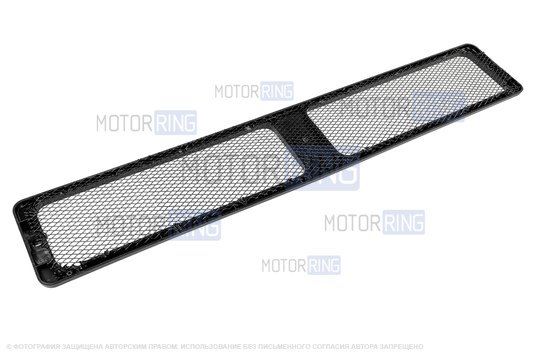 Нижняя решетка с металлической сеткой в передний бампер для ВАЗ 2110-2112