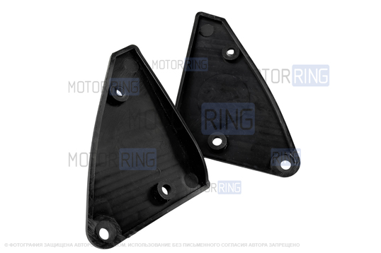 Салонные заглушки (уголки) под электрозеркала для ВАЗ 2109, 21099, 2114, 2115