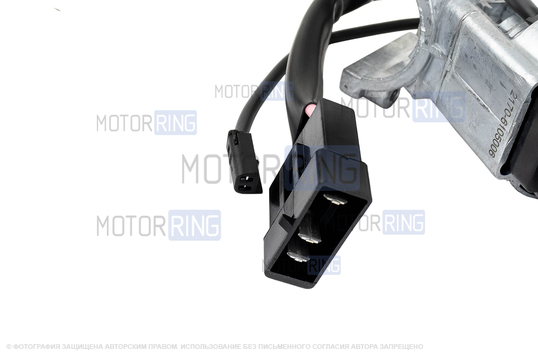 Замок зажигания нового образца с личинками и выкидным ключом в стиле Ауди без чипа (пустой) для Лада Приора, Приора 2