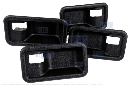 Облицовки (мыльницы) внутренних ручек дверей старого образца с рамкой 4шт для ВАЗ 2109, 21099_1