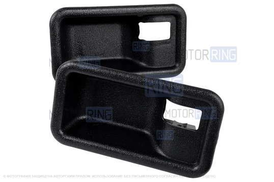 Облицовки (мыльницы) внутренних ручек дверей старого образца с рамкой 4шт для ВАЗ 2109, 21099