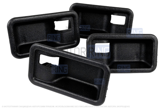 Облицовки (мыльницы) внутренних ручек дверей старого образца с рамкой 4шт для ВАЗ 2109, 21099