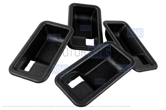 Облицовки (мыльницы) внутренних ручек дверей старого образца с рамкой 4шт для ВАЗ 2109, 21099