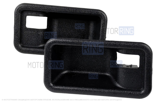 Облицовки (мыльницы) внутренних ручек дверей старого образца с рамкой 2шт для ВАЗ 2108, 2109, 21099_1