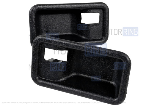 Облицовки (мыльницы) внутренних ручек дверей старого образца с рамкой 2шт для ВАЗ 2108, 2109, 21099