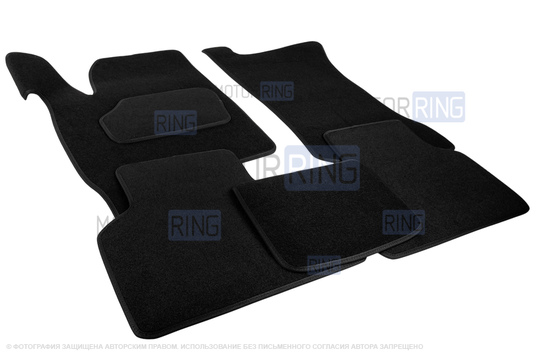 Салонные ворсовые коврики REZKON для ВАЗ 2110-2112_1