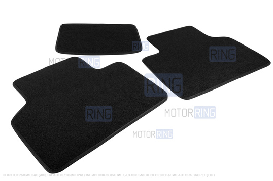 Салонные ворсовые коврики REZKON для ВАЗ 2110-2112
