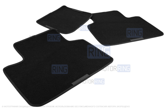 Салонные ворсовые коврики REZKON для ВАЗ 2110-2112