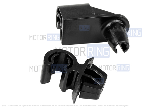 Держатель и скоба для штатного упора капота Лада Веста, Икс Рей