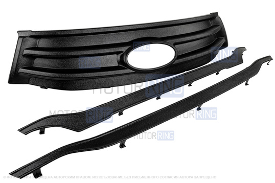 Комплект зимней защиты переднего бампера ЯрПласт для Лада Икс Рей