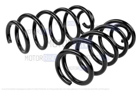 Пружины задней подвески НПЦ без занижения для Лада Веста седан