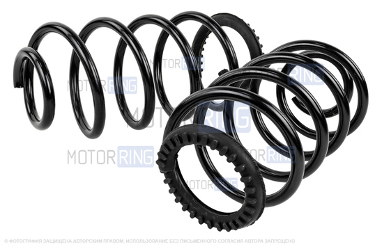 Пружины передней подвески AutoProduct с занижением 30мм для Лада Калина, Калина 2, Гранта, Гранта FL, Приора, Датсун_1