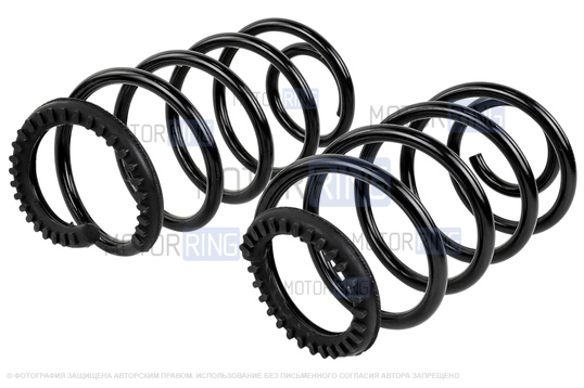 Пружины передней подвески AutoProduct с занижением 30мм для Лада Калина, Калина 2, Гранта, Гранта FL, Приора, Датсун