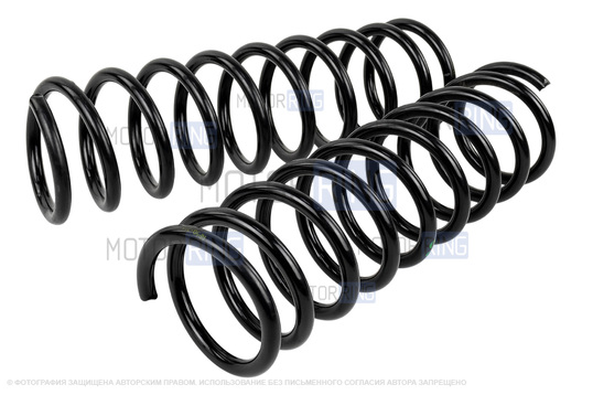 Пружины передней и задней подвески AutoProduct с занижением 30мм для Лада Калина, Калина 2, Гранта, Гранта FL, Приора, Датсун