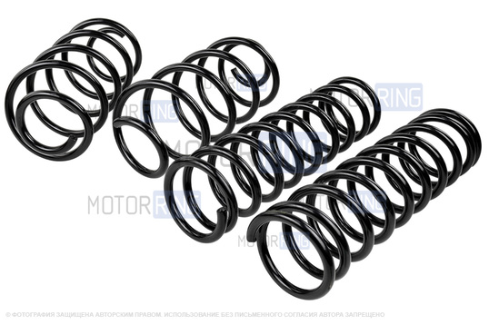 Пружины передней и задней подвески НПЦ без занижения для Лада Приора_1