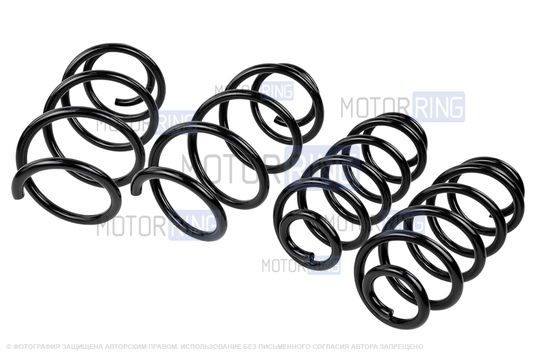 Пружины передней и задней подвески НПЦ без занижения для Лада Веста седан_1