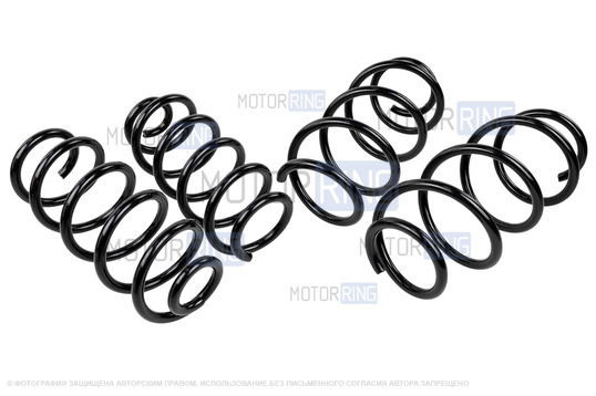 Пружины передней и задней подвески НПЦ без занижения для Лада Веста седан