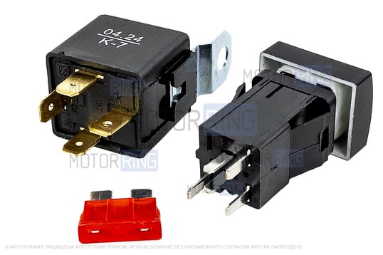 Комплект подключения ПТФ AL и рамками для Лада Приора SE, Приора 2