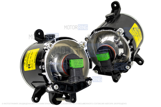 Комплект подключения ПТФ AL и рамками для Лада Приора SE, Приора 2