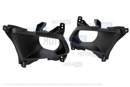 Комплект подключения ПТФ AL и рамками для Лада Приора SE, Приора 2