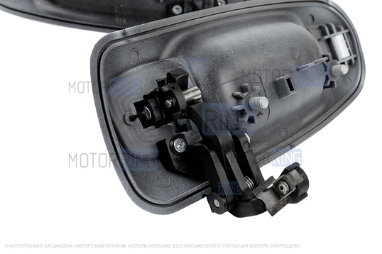 Евроручки дверей Тюн-Авто окрашенные в цвет Ледниковый (221) для Лада Ларгус, Рено Логан