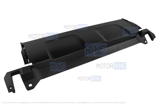 Накладка переднего бампера нижняя черная для Renault Duster 2_1