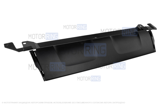 Накладка переднего бампера нижняя черная для Renault Duster 2