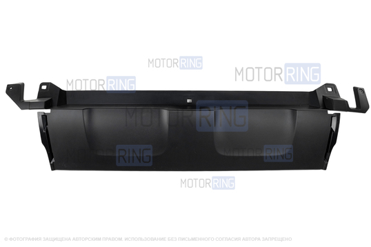 Накладка переднего бампера нижняя черная для Renault Duster 2