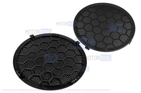 Оригинальный комплект аудиоподготовки (пластиковые сетки динамиков в двери) для Лада Гранта, Гранта FL, Калина 2