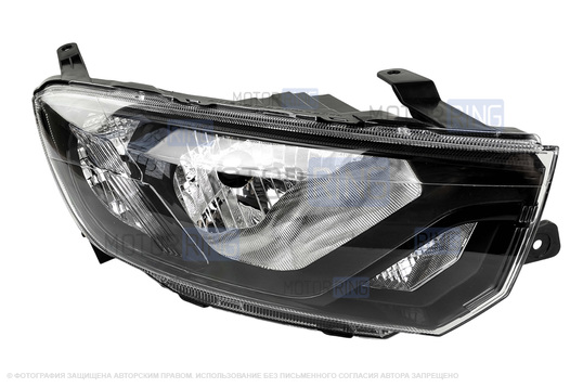 Блок фара ML правая под электрокорректор для Лада Гранта FL с 2023 г.в._1