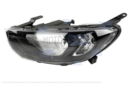 Блок фара ML левая под электрокорректор для Лада Гранта FL с 2023 г.в.
