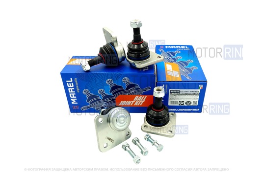 Комплект усиленных шаровых опор MAREL с крепежом ля Лада 4х4 (Нива) 2009-2016 г.в._1