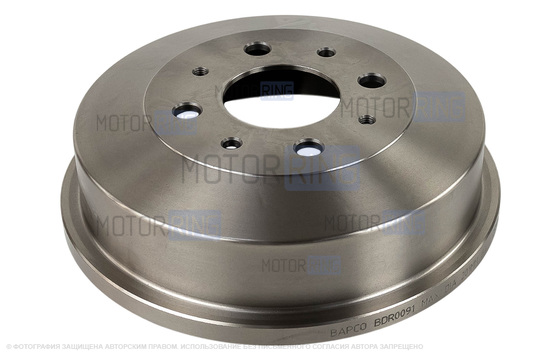 Тормозной барабан ПТИМАШ для ВАЗ 2108-21099, 2110-2112, 2113-2115, Лада Калина, Калина 2, Приора, Гранта, Датсун