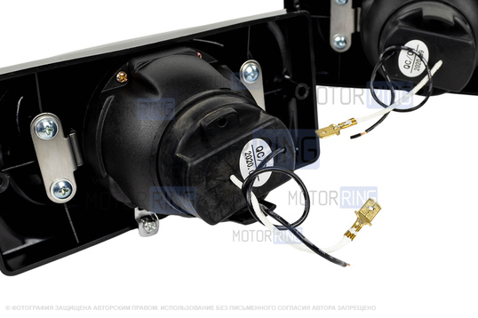 Противотуманные фары с линзой, черный корпус для ВАЗ 2110-2112, 2113-2115